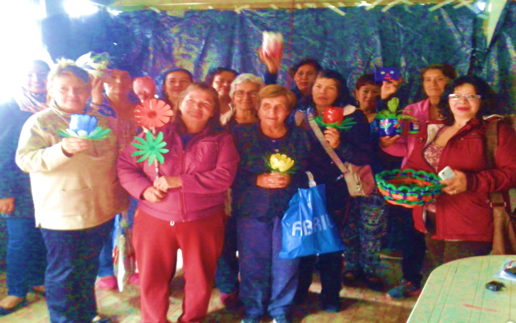 Capacitaciones Codito con material reciclado